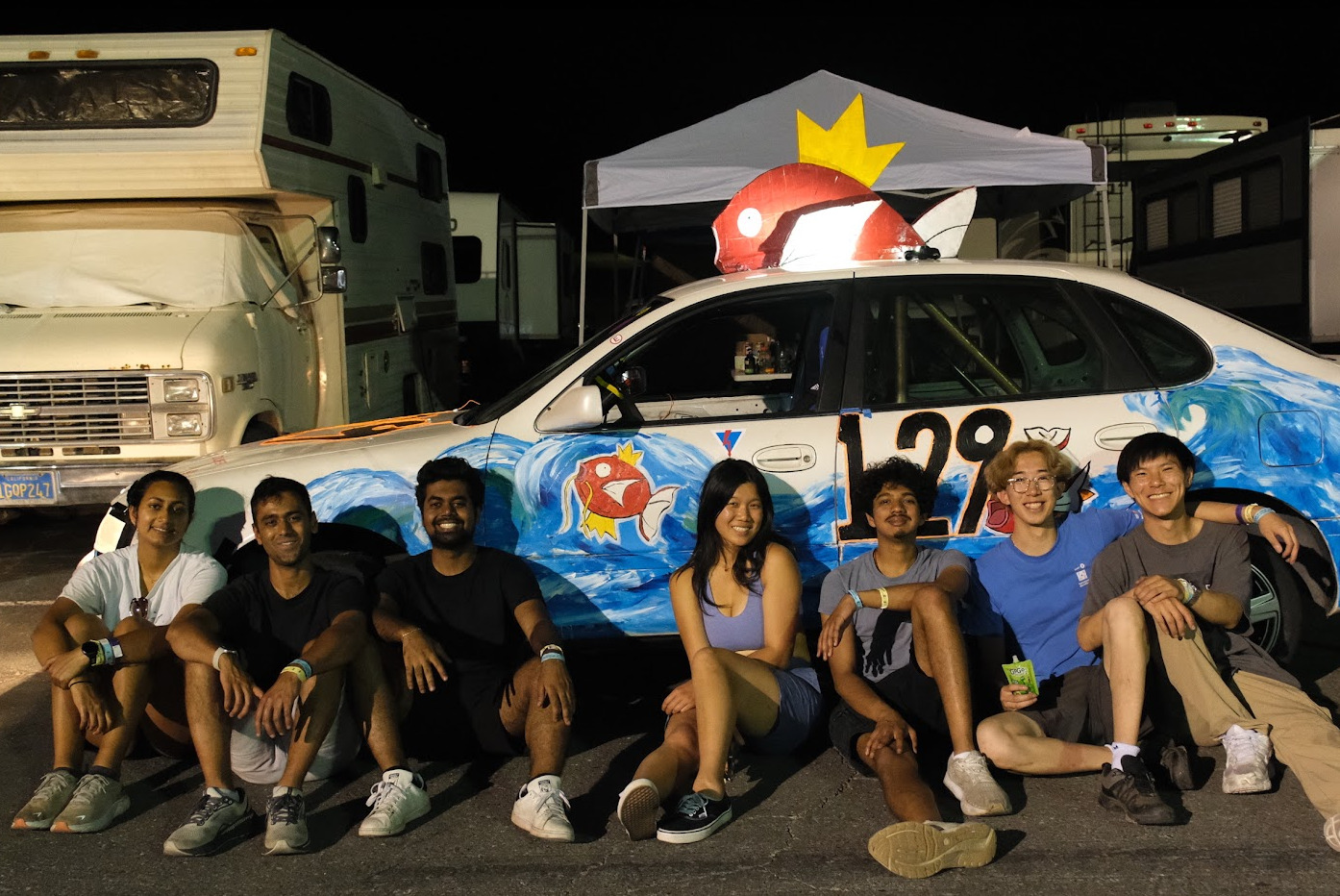 The night before race day in season 2